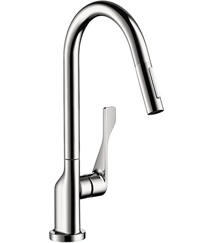 AXOR Montreux Chrome High Arc Kitchen Faucet, Kitchen Faucets with